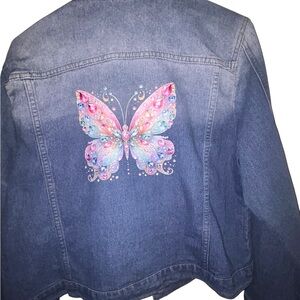 Upcycled Blue Denim Jacket